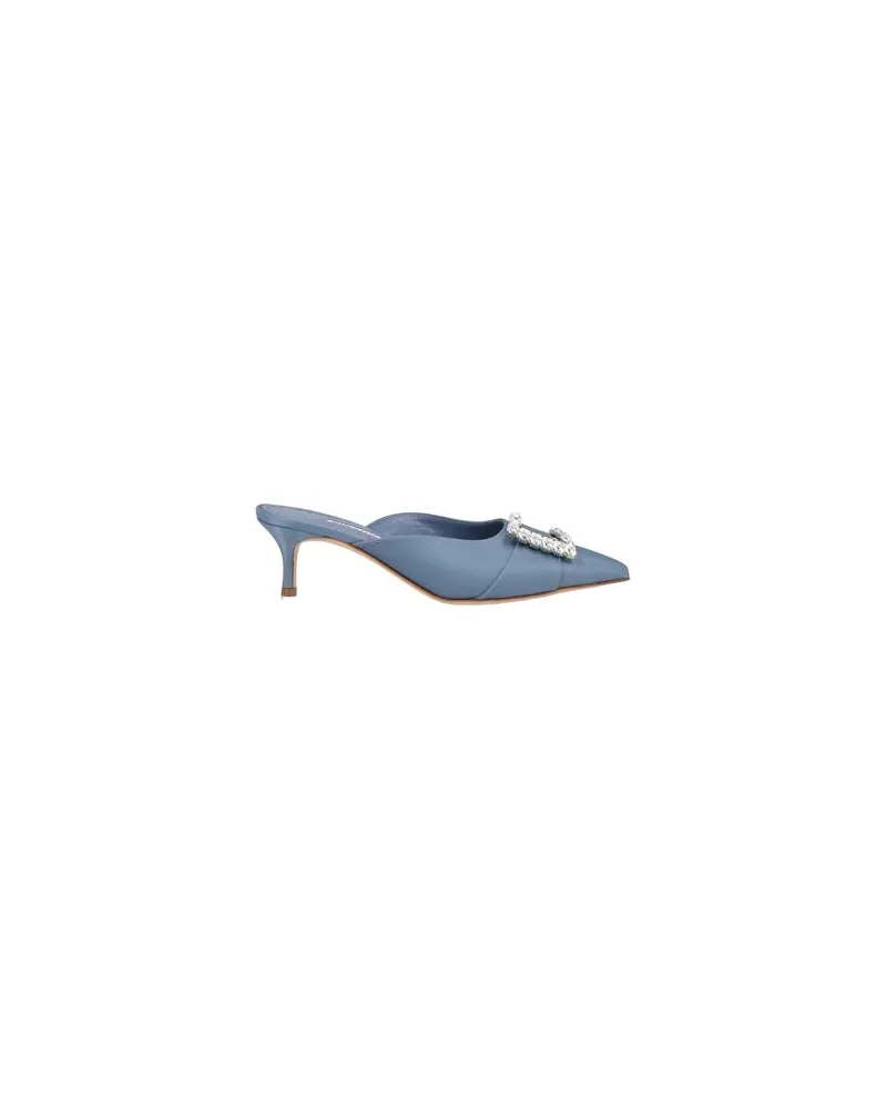 Manolo Blahnik SCHUHE - Mules & Clogsauf YOOX.COM Hellblau