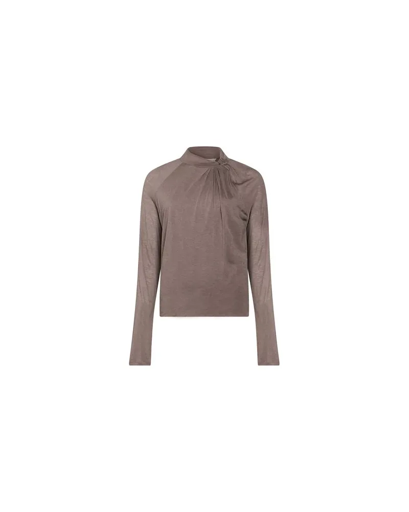 Max Mara LEISURE - TOPS - T-shirtsauf YOOX.COM Maulwurfsgrau