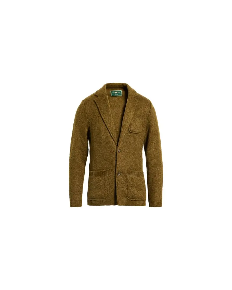 Irish Crone STRICKWAREN - Strickjackenauf YOOX.COM Militärgrün