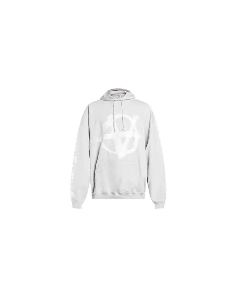 VETEMENTS TOPS - Sweatshirtsauf YOOX.COM Hellgrau