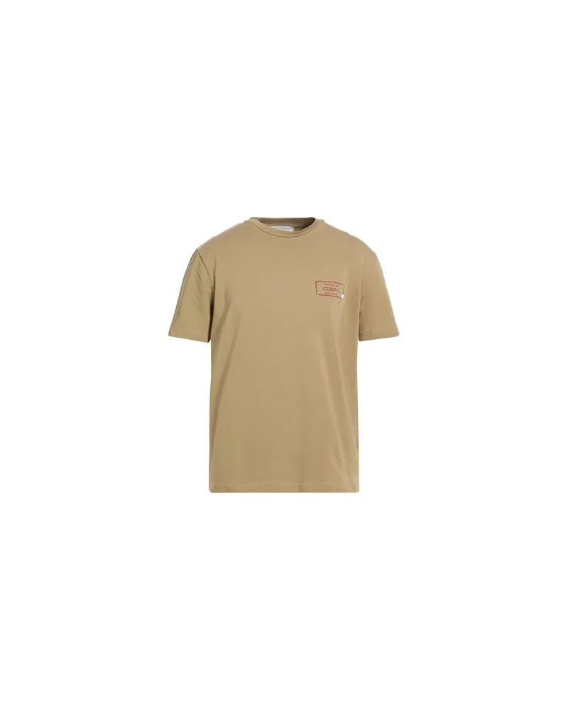 Iceberg T-SHIRT JERSEY  - TOPS - T-shirtsauf YOOX.COM Beige