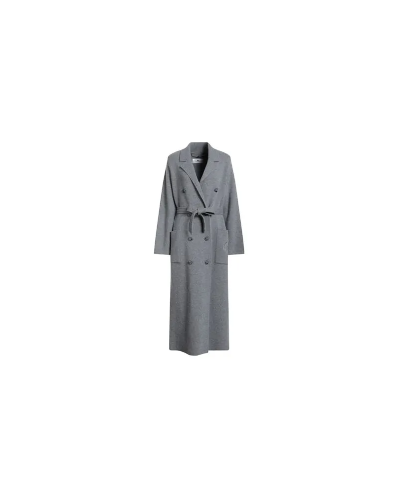 Elisabetta Franchi JACKEN & MÄNTEL - Mäntelauf YOOX.COM Grau