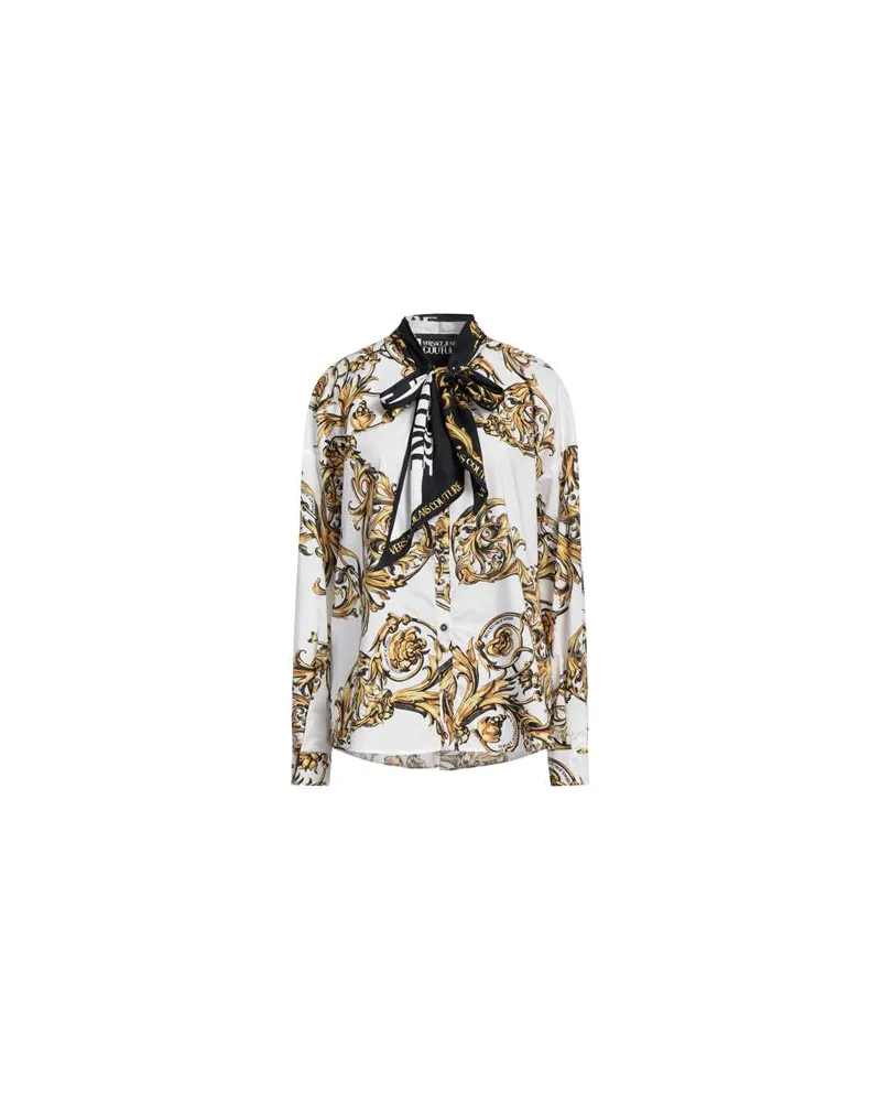 Versace Jeans TOPS - Hemdenauf YOOX.COM Weiß