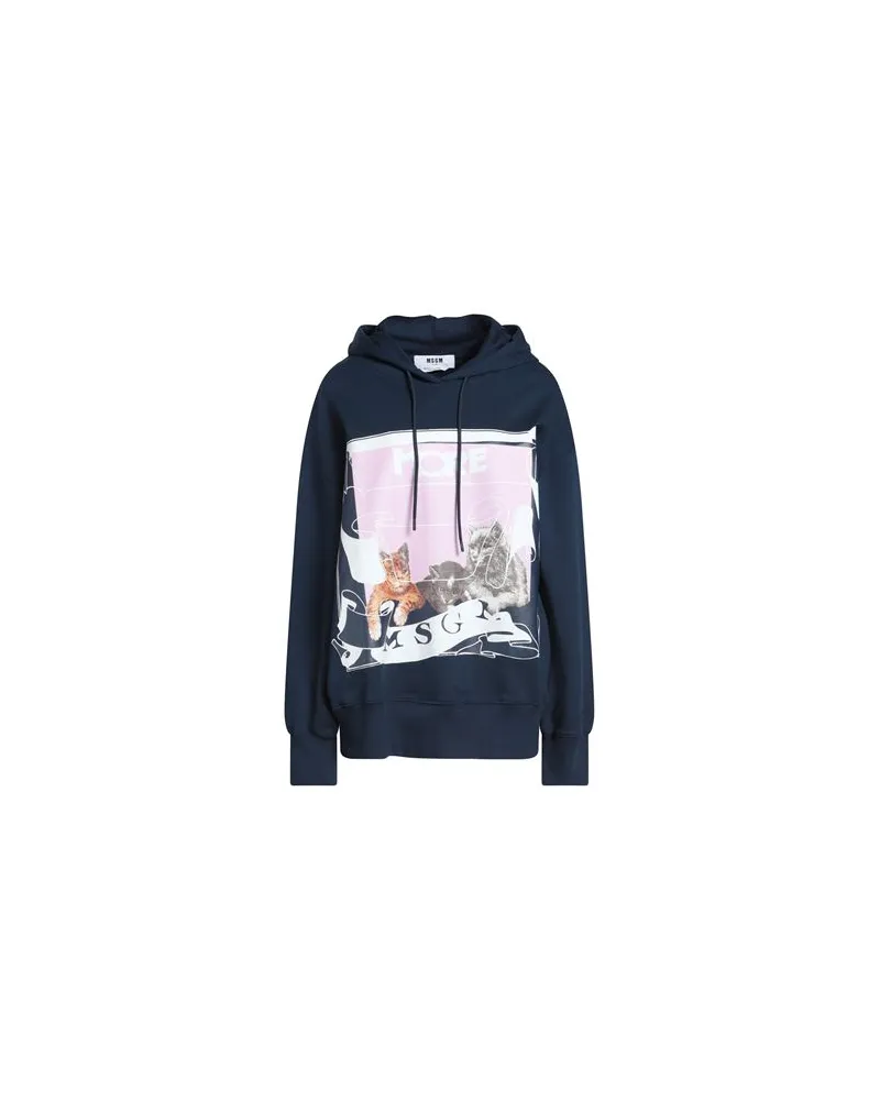 MSGM TOPS - Sweatshirtsauf YOOX.COM Marineblau