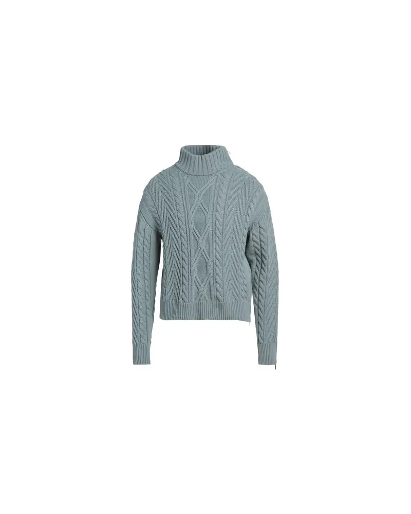 Semicouture STRICKWAREN - Rollkragenpulloverauf YOOX.COM Taubenblau
