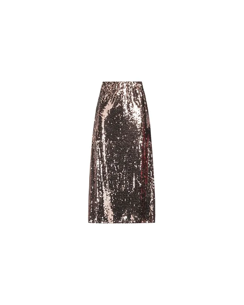 KONTATTO HOSEN & RÖCKE - Midi-Röckeauf YOOX.COM Bronze