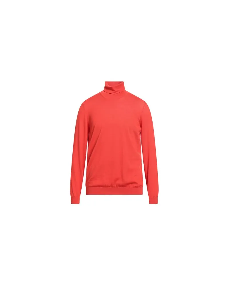 HUGO BOSS STRICKWAREN - Rollkragenpulloverauf YOOX.COM Tomatenrot