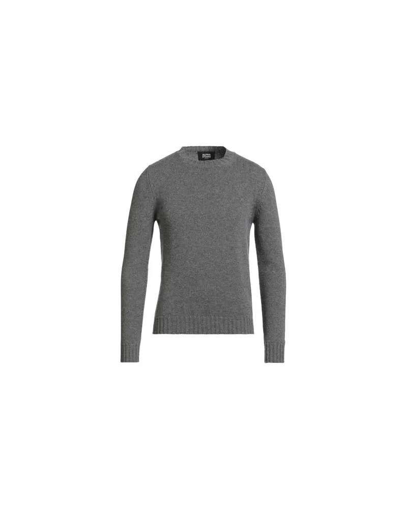 Alpha Studio STRICKWAREN - Pulloverauf YOOX.COM Grau