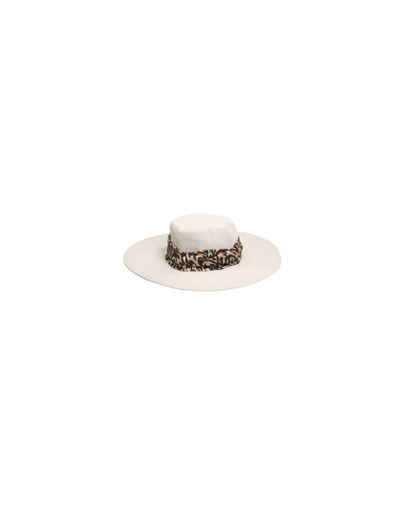 8 by Yoox LINEN SUN HAT - ACCESSOIRES - Mützen & Hüteauf YOOX.COM Hellgrau