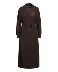 Peserico Midi-Kleid Braun