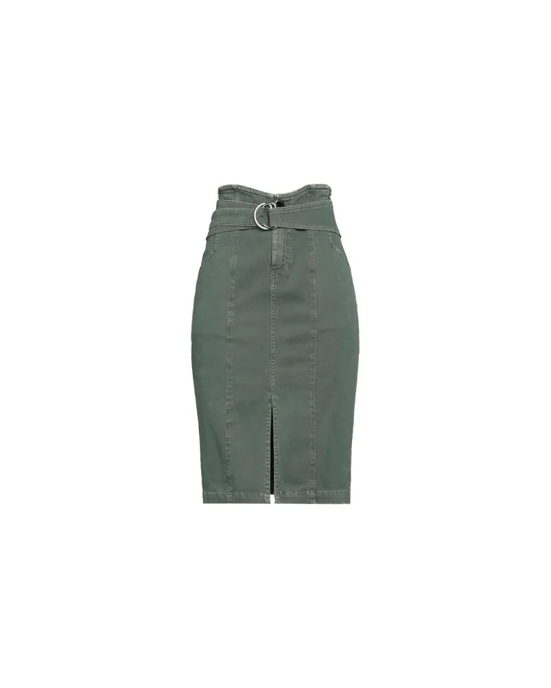 Pinko HOSEN & RÖCKE - Jeansröckeauf YOOX.COM Militärgrün