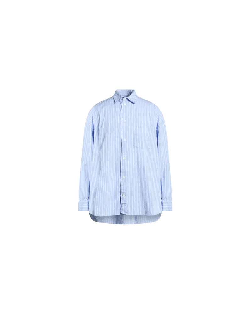 Wood Wood TOPS - Hemdenauf YOOX.COM Hellblau