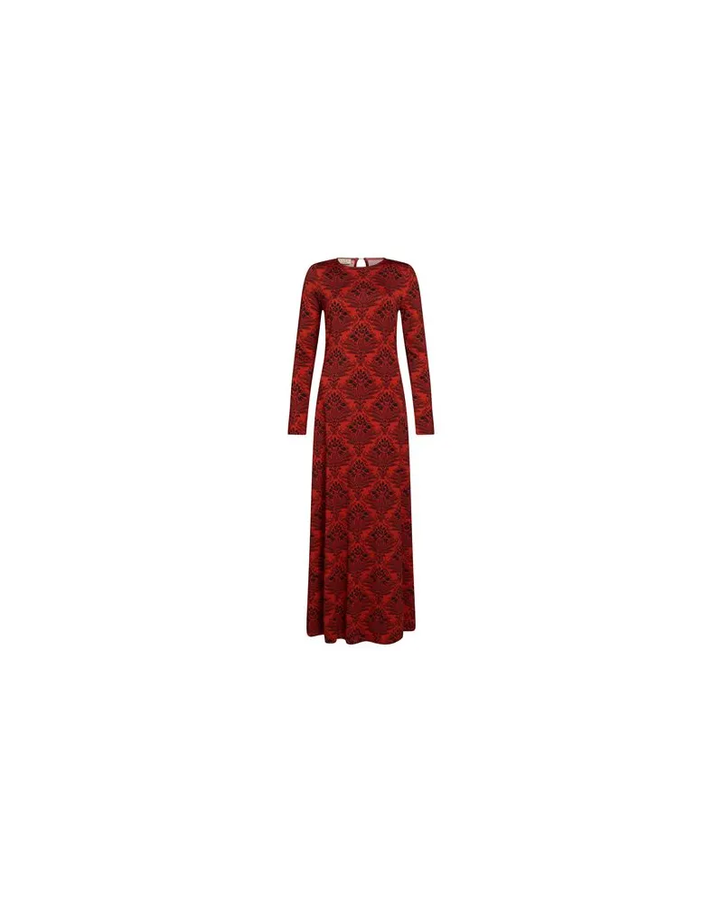 SIYU KLEIDER - Maxi-Kleiderauf YOOX.COM Rostrot
