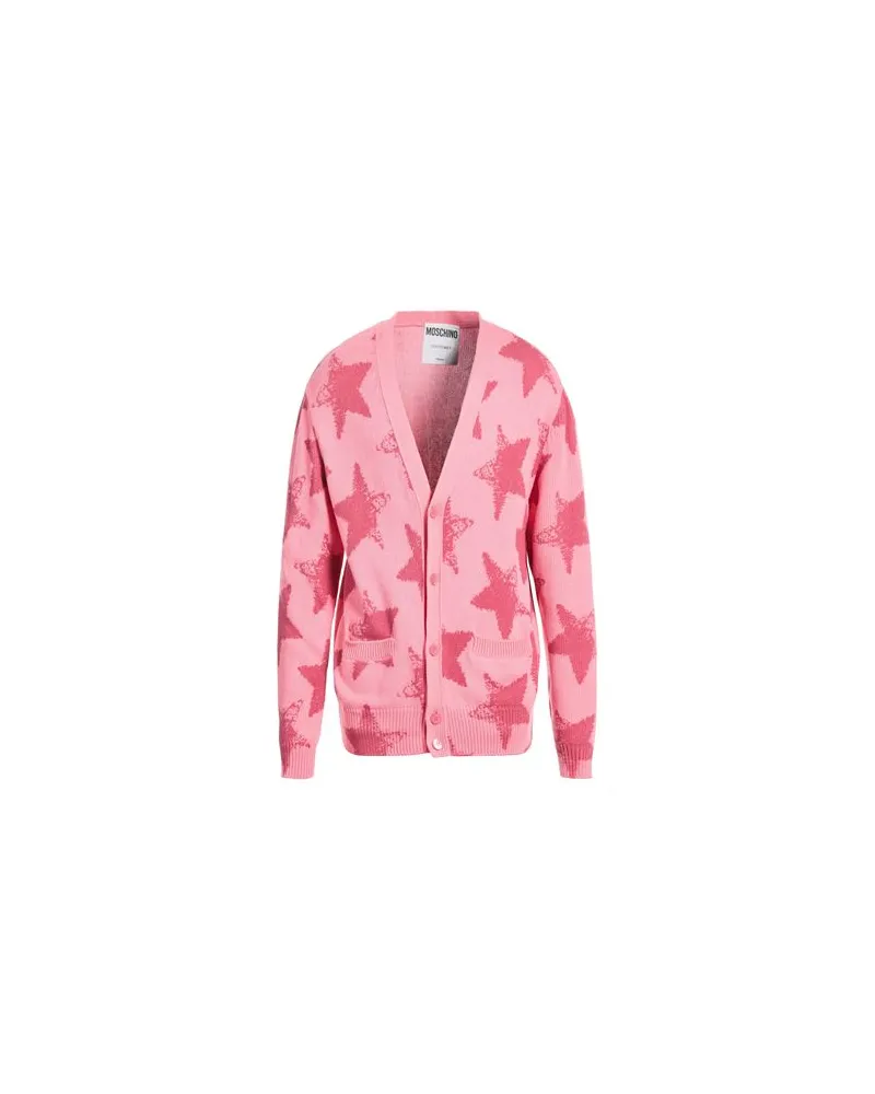 Moschino STRICKWAREN - Strickjackenauf YOOX.COM Rosa