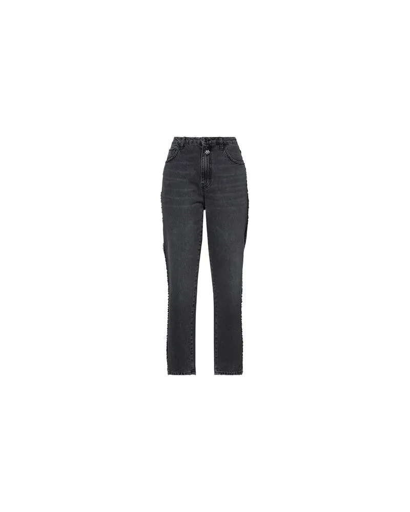 Semicouture HOSEN & RÖCKE - Jeanshosenauf YOOX.COM Schwarz