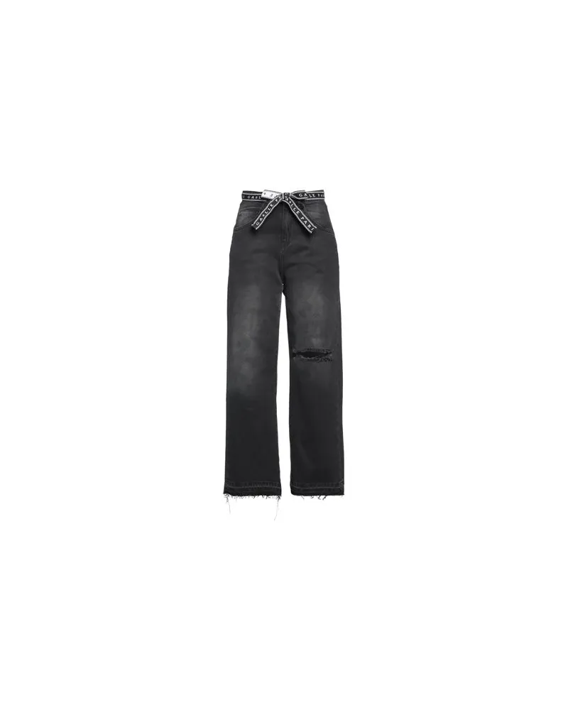 Gaëlle Bonheur HOSEN & RÖCKE - Jeanshosenauf YOOX.COM Schwarz