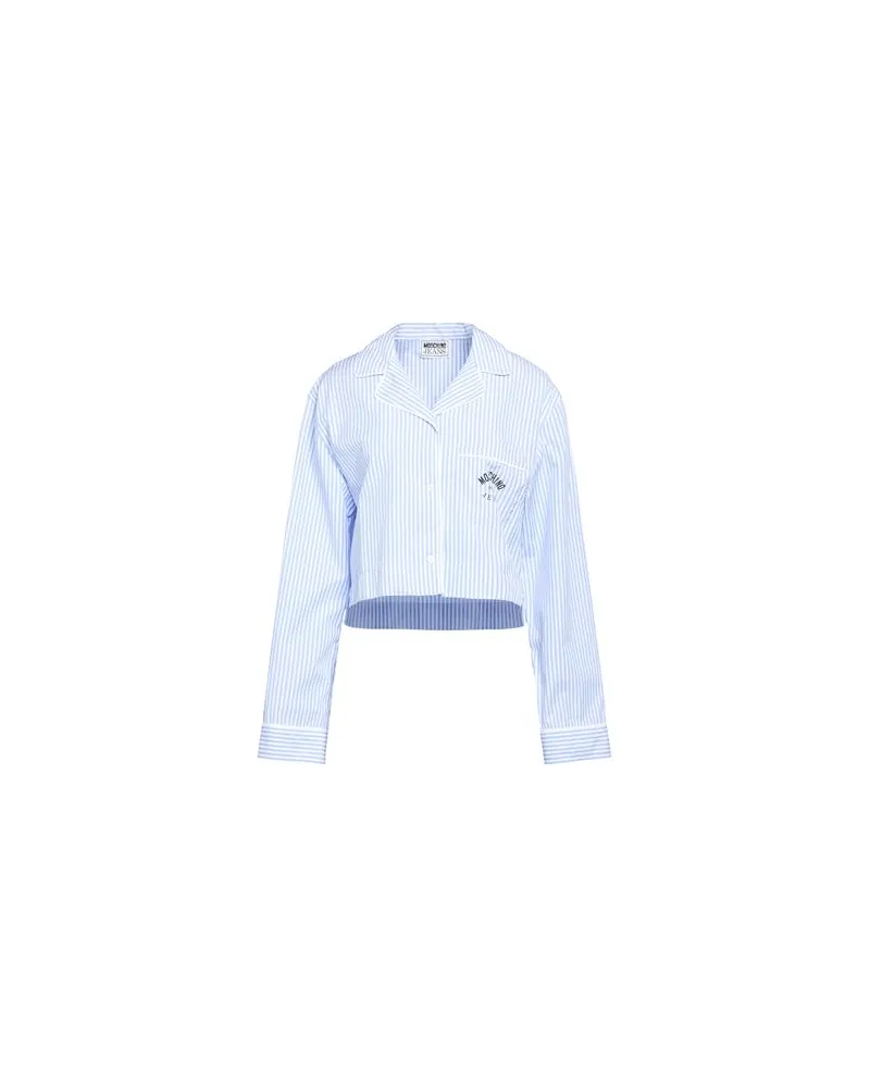 Moschino TOPS - Hemdenauf YOOX.COM Himmelblau