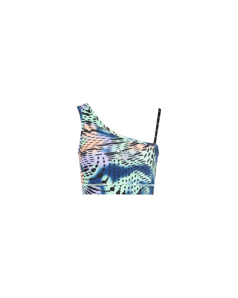 Puma DARE TO FEELIN XTRA AOP Crop Top  - DARE TO FEELIN XTRA AOP Crop Top - TOPS - Topsauf YOOX.COM Grün
