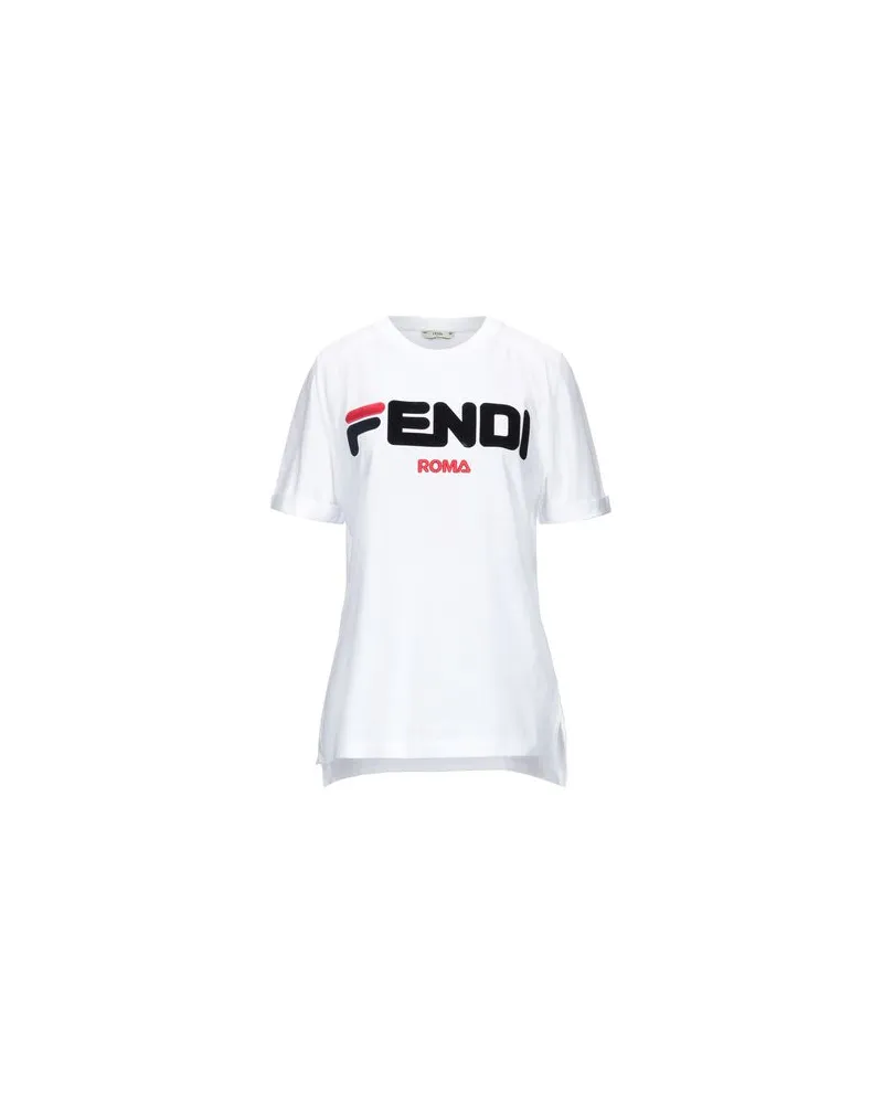 Fendi TOPS - T-shirtsauf YOOX.COM Weiß