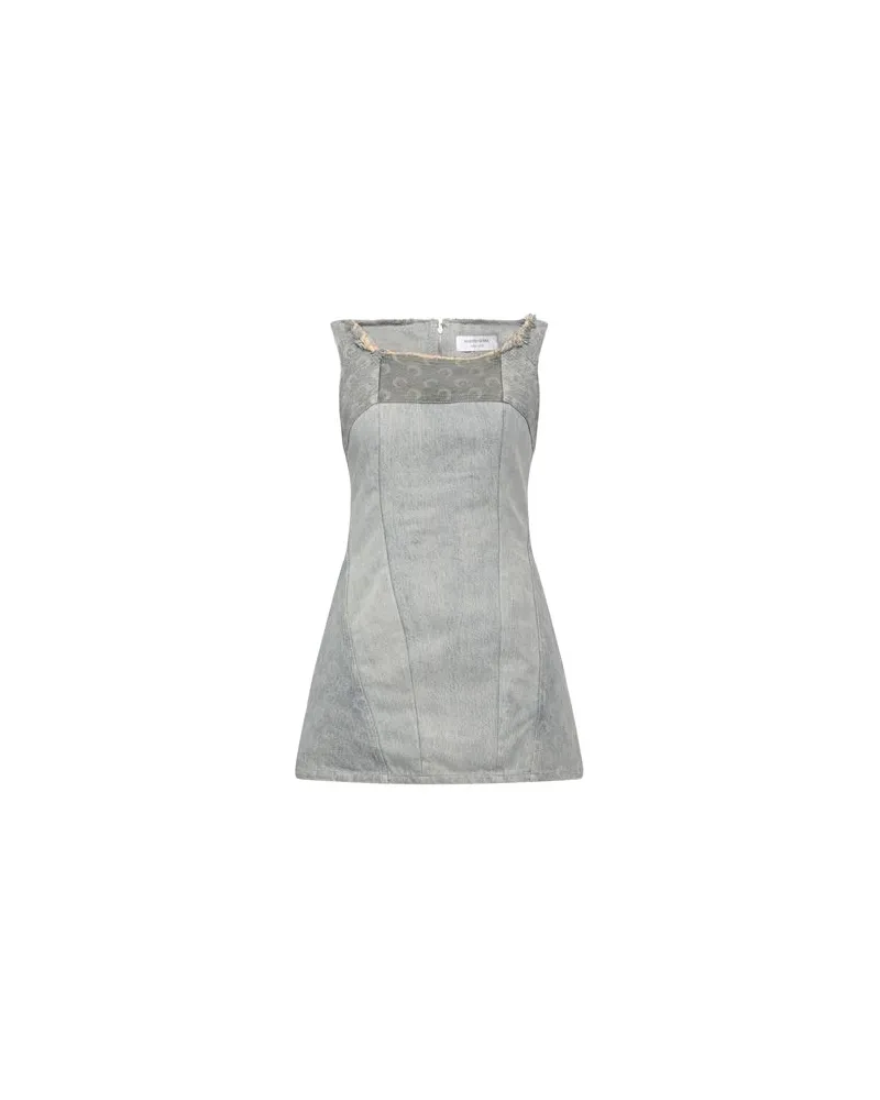 Marine Serre KLEIDER - Mini-Kleiderauf YOOX.COM Blau