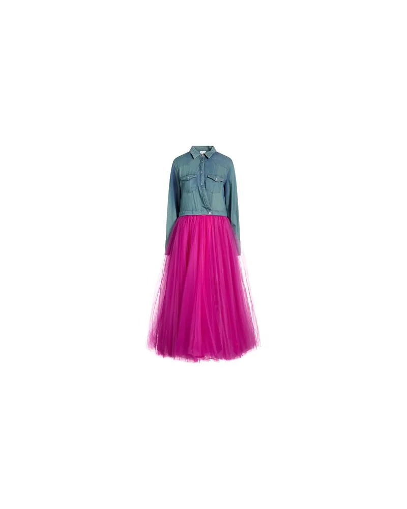 Sara Roka KLEIDER - Maxi-Kleiderauf YOOX.COM Blau