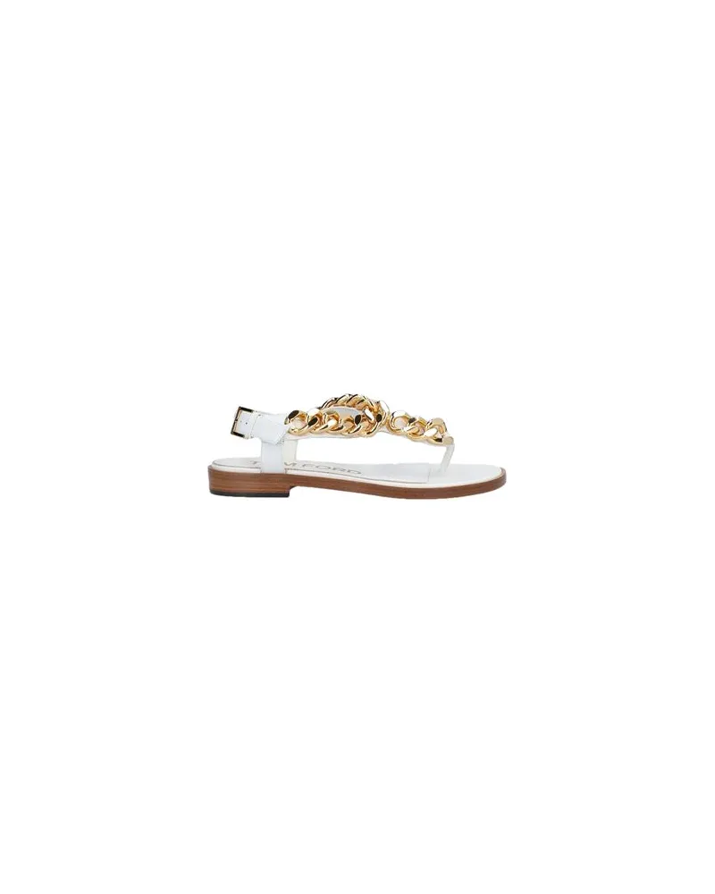 Tom Ford SCHUHE - Zehentrennerauf YOOX.COM Weiß