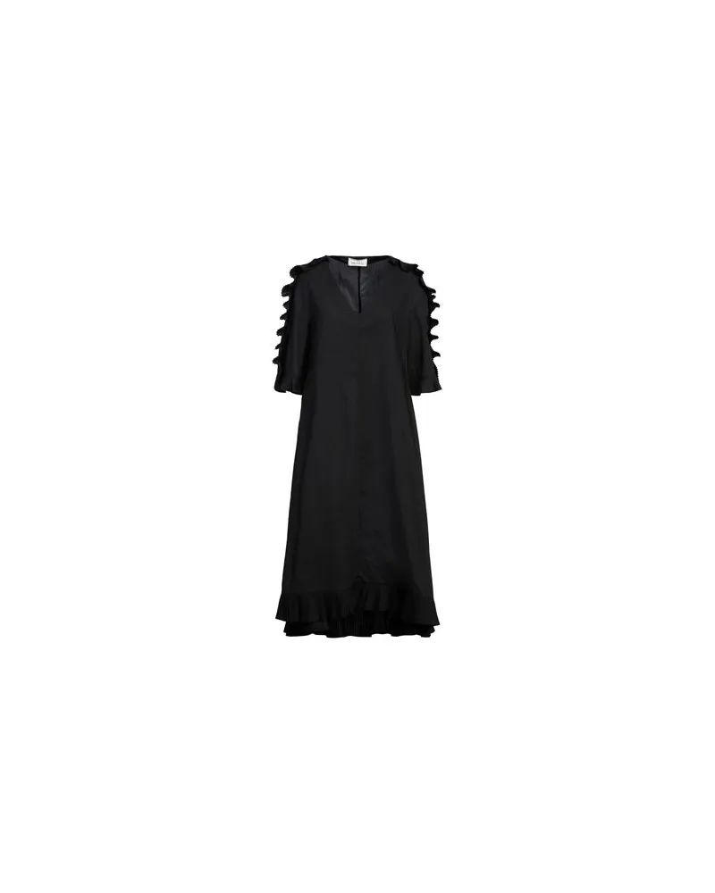 MEIMEIJ KLEIDER - Midi-Kleiderauf YOOX.COM Schwarz