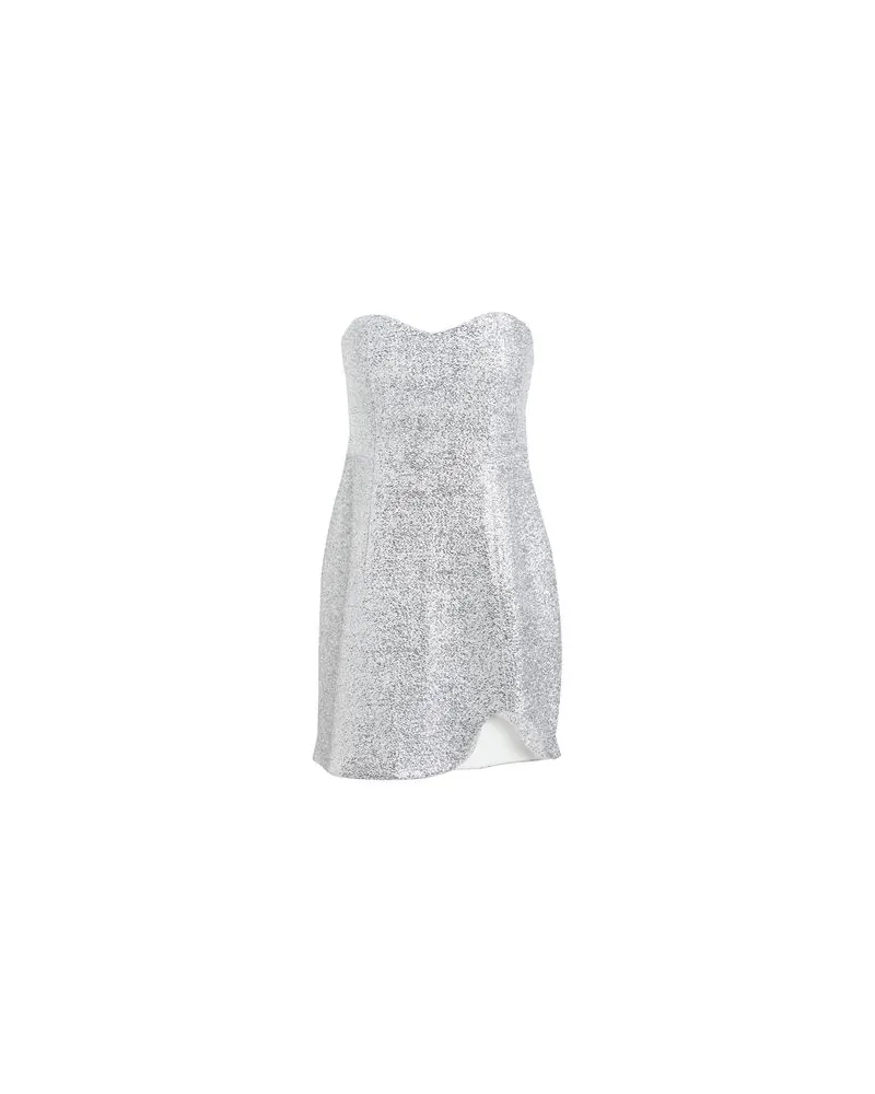 Topshop KLEIDER - Mini-Kleiderauf YOOX.COM Silber