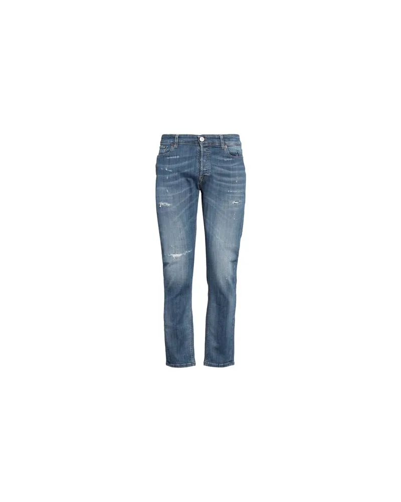 PMDS PREMIUM MOOD DENIM SUPERIOR HOSEN & RÖCKE - Jeanshosenauf YOOX.COM Blau