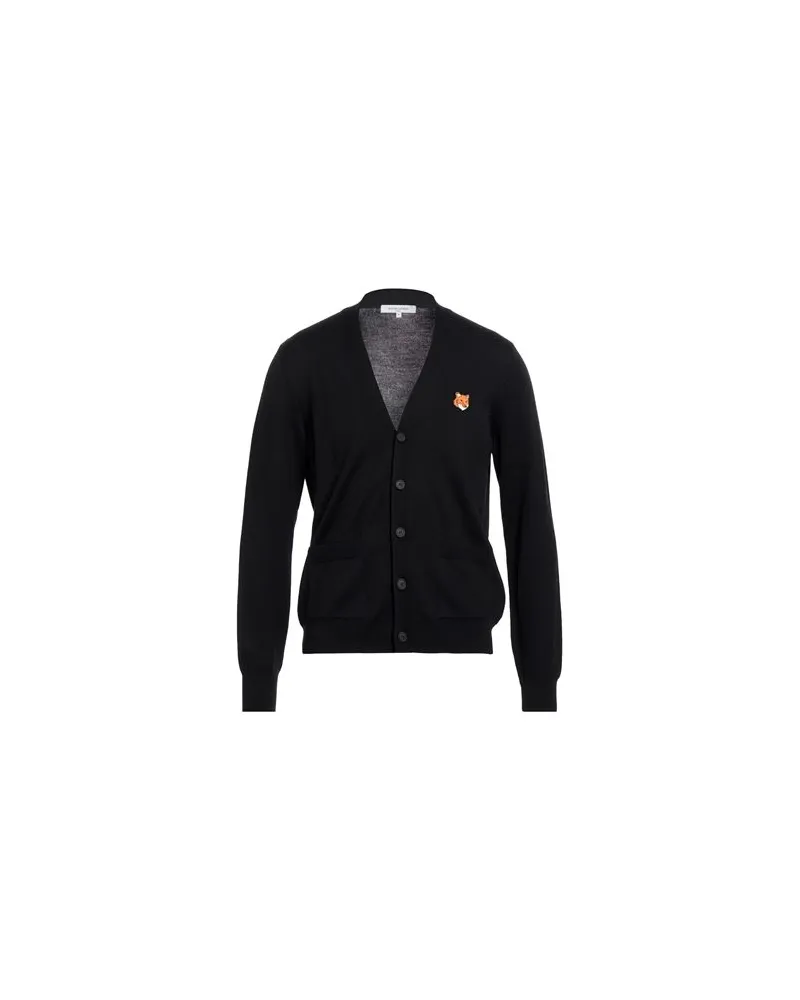 Kitsuné STRICKWAREN - Strickjackenauf YOOX.COM Schwarz