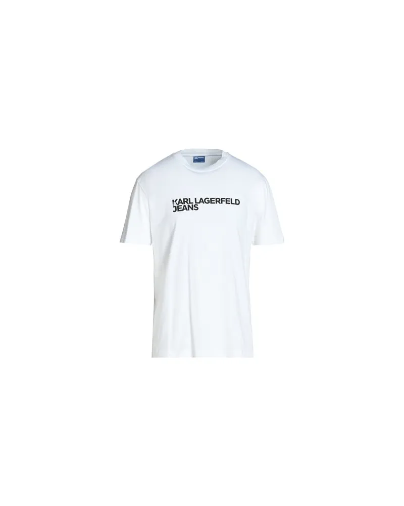 Karl Lagerfeld KLJ REGULAR SSLV TEE - TOPS - T-shirtsauf YOOX.COM Weiß