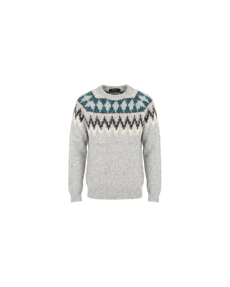 MOORER STRICKWAREN - Pulloverauf YOOX.COM Hellgrau