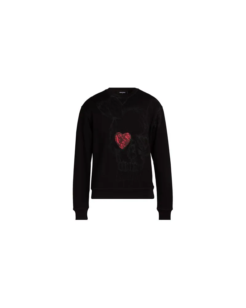 Dsquared2 TOPS - Sweatshirtsauf YOOX.COM Schwarz