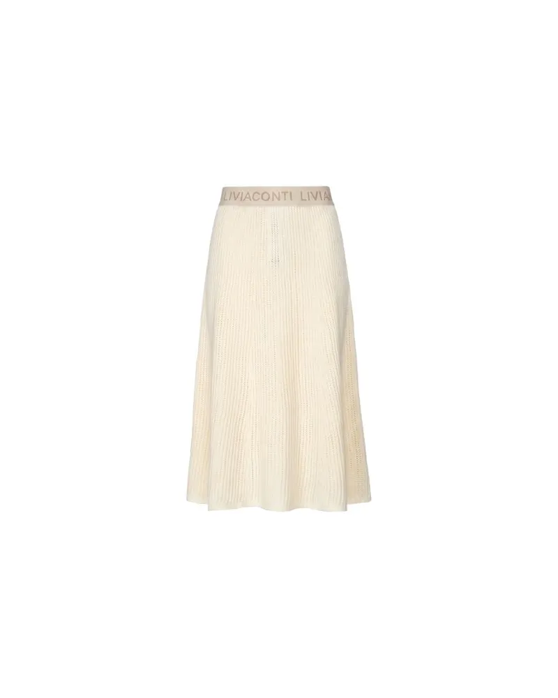 Liviana Conti HOSEN & RÖCKE - Midi-Röckeauf YOOX.COM Cremeweiß