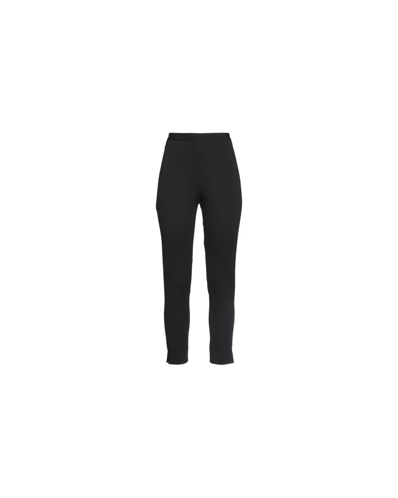 120% Lino HOSEN & RÖCKE - Leggingsauf YOOX.COM Schwarz
