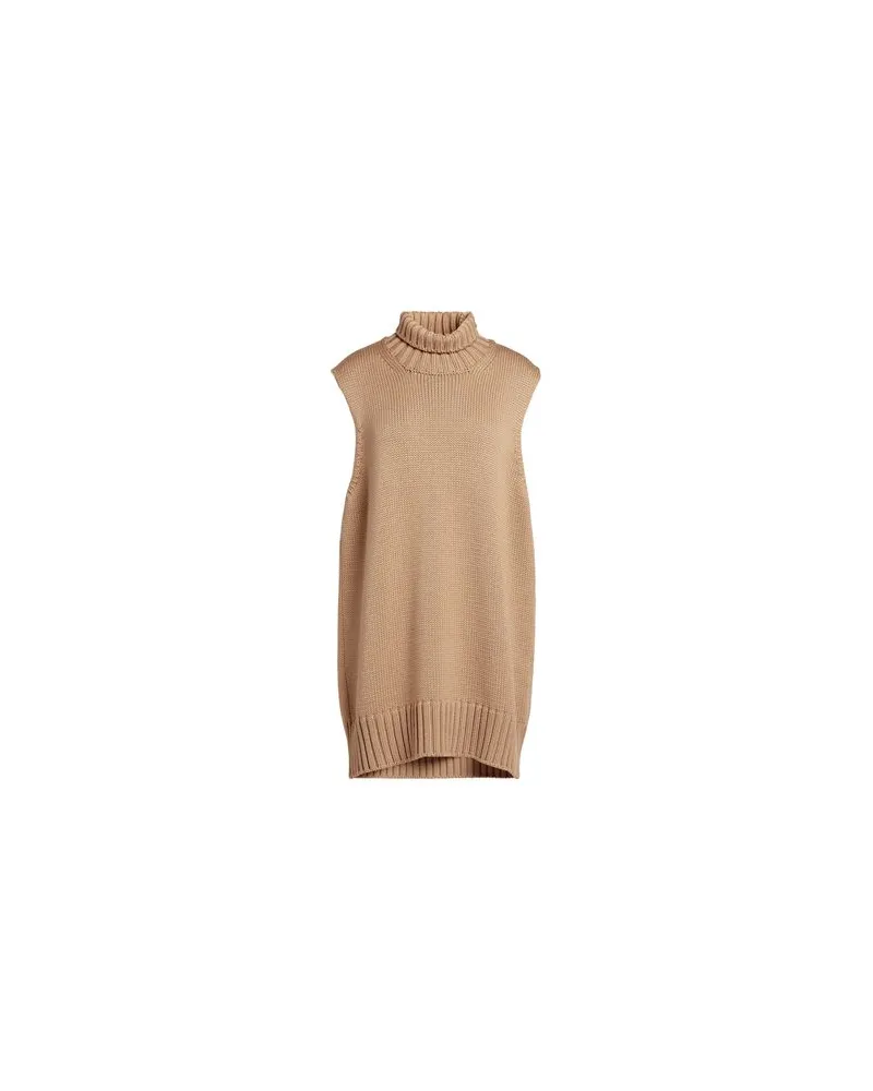 Jil Sander STRICKWAREN - Rollkragenpulloverauf YOOX.COM Kamel