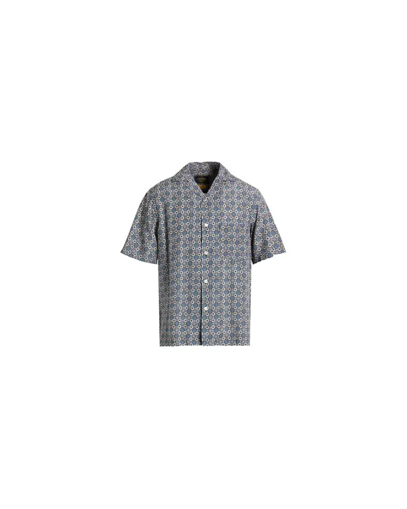 Portuguese Flannel TOPS - Hemdenauf YOOX.COM Blau