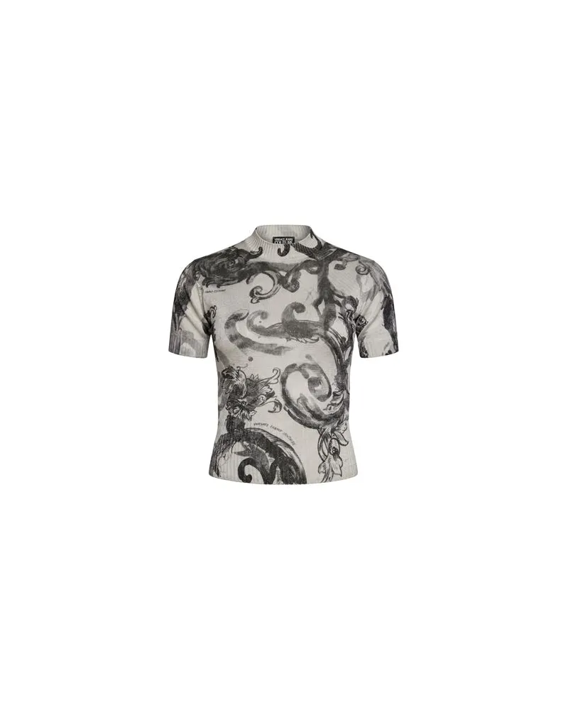 Versace Jeans STRICKWAREN - Rollkragenpulloverauf YOOX.COM Hellgrau