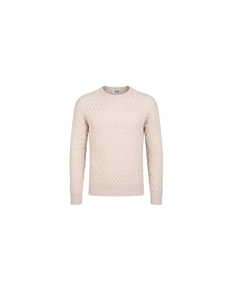 Alpha Studio STRICKWAREN - Pulloverauf YOOX.COM Beige