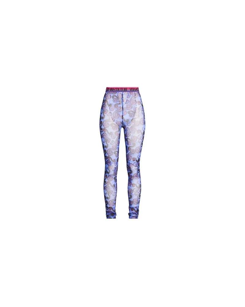 Versace Jeans HOSEN & RÖCKE - Leggingsauf YOOX.COM Blau