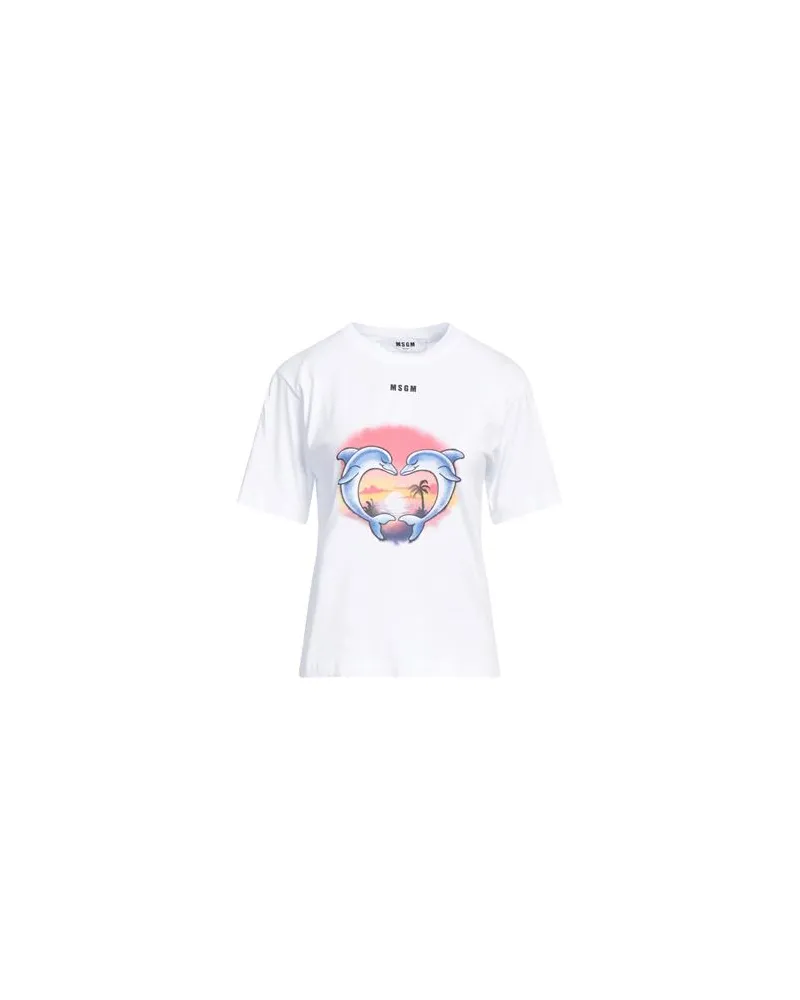 MSGM TOPS - T-shirtsauf YOOX.COM Weiß