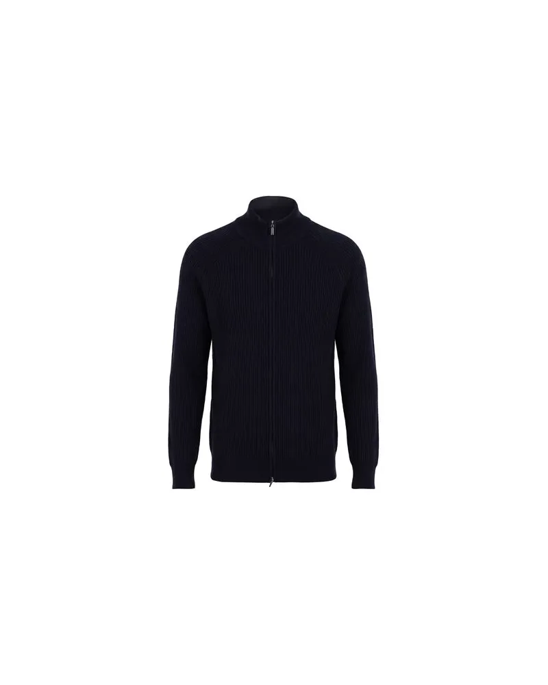 BARBA STRICKWAREN - Strickjackenauf YOOX.COM Marineblau