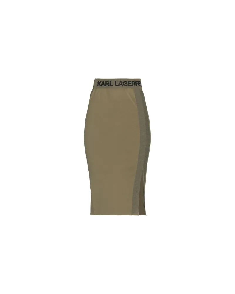 Karl Lagerfeld HOSEN & RÖCKE - Midi-Röckeauf YOOX.COM Militärgrün