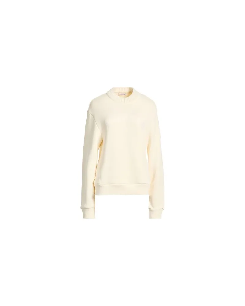 Moncler TOPS - Sweatshirtsauf YOOX.COM Cremeweiß