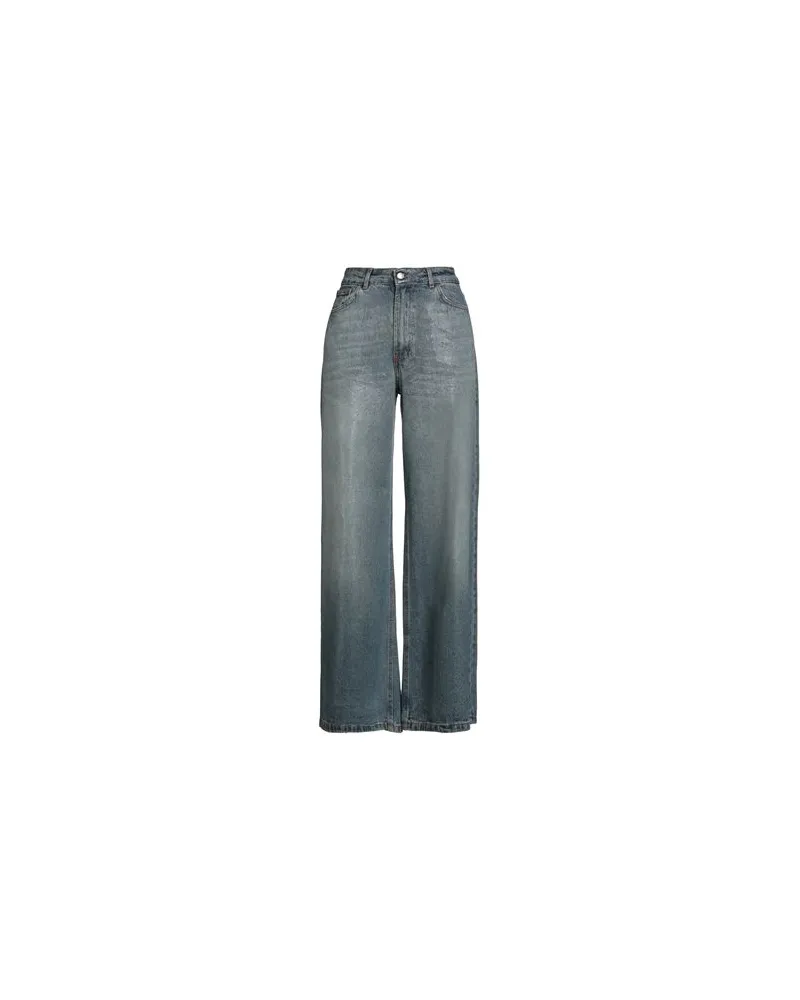 KONTATTO HOSEN & RÖCKE - Jeanshosenauf YOOX.COM Blau