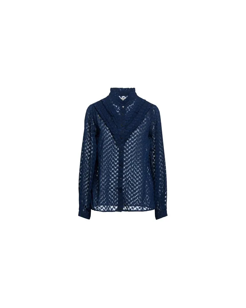 Molly Bracken TOPS - Hemdenauf YOOX.COM Blau