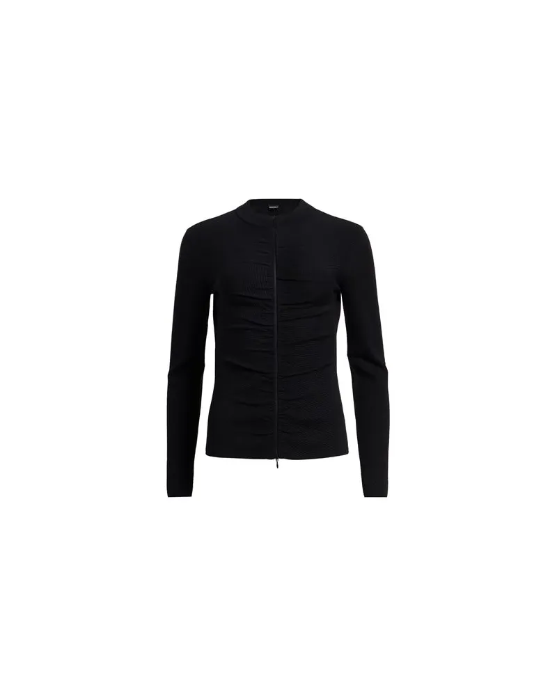 Emporio Armani STRICKWAREN - Strickjackenauf YOOX.COM Schwarz