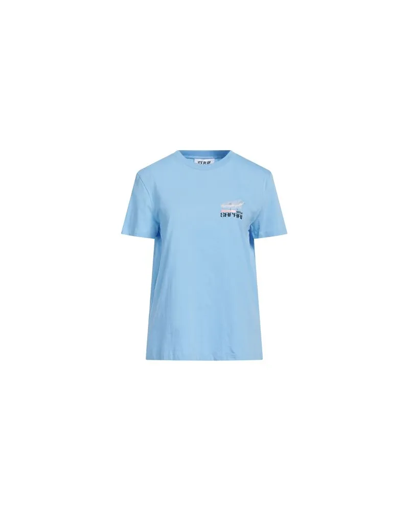 ICE PLAY TOPS - T-shirtsauf YOOX.COM Hellblau