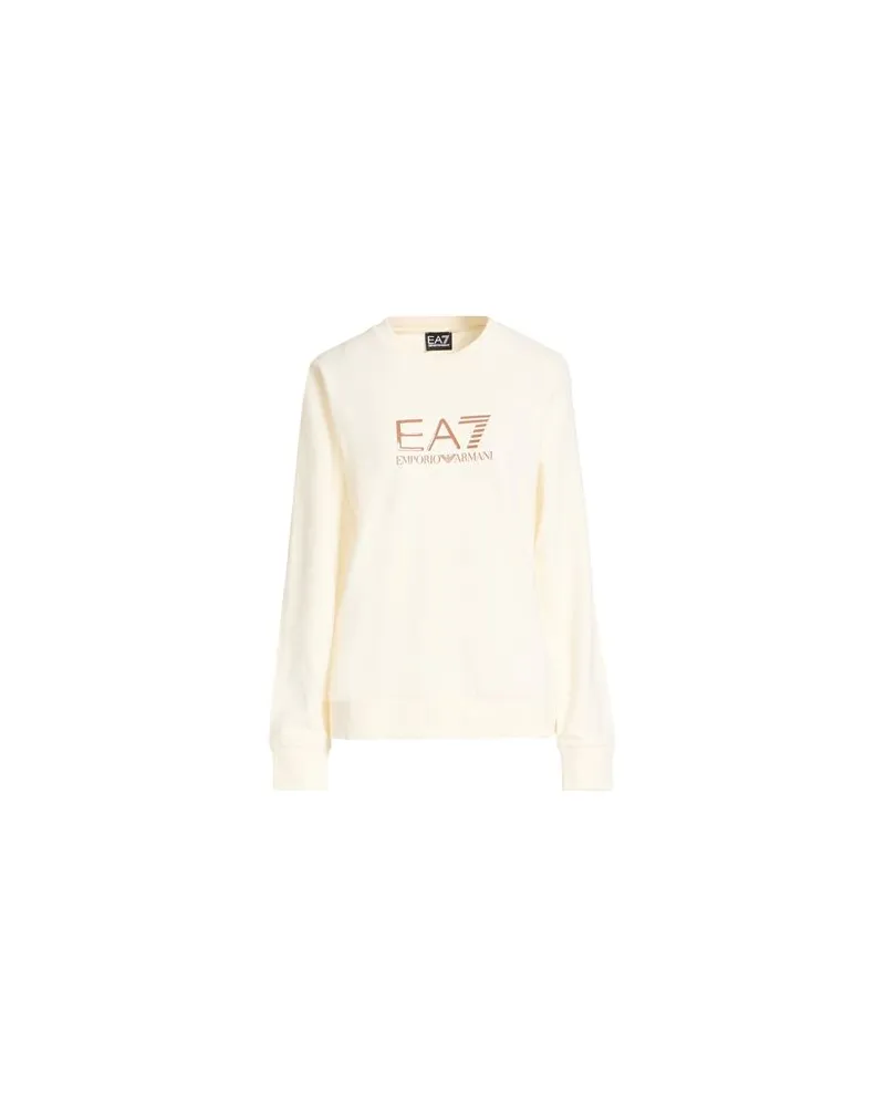 EA7 TOPS - Sweatshirtsauf YOOX.COM Cremeweiß