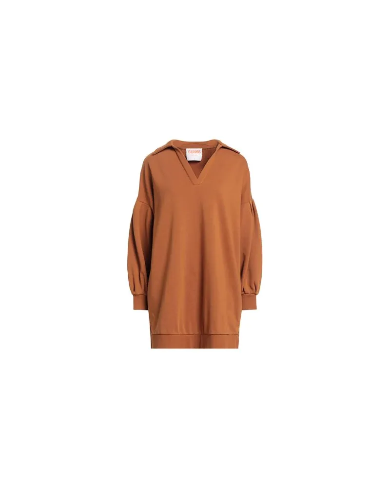 Sun68 KLEIDER - Mini-Kleiderauf YOOX.COM Lederfarben